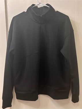 Xersion Black Zip-Up Sweater